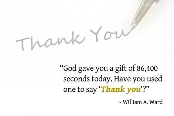 god-gave-you-a-gift-of-86400-seconds-today